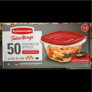 Rubbermaid Tupperware BNIB 50 piece